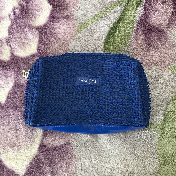 Lancome Handbags - Lancôme Paris Blue Cosmetic Bag